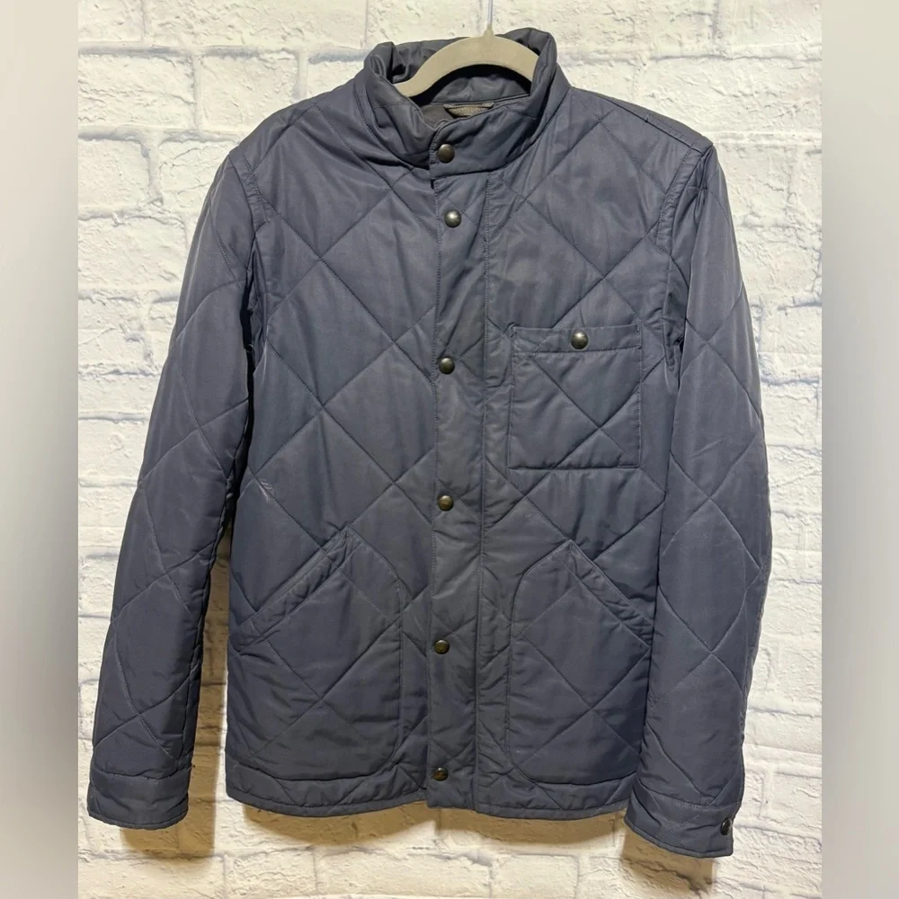Men's J. Crew Sussex 631 Primaloft Quilted Navy Jacket, Size XS
